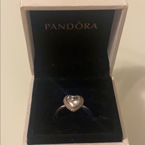 Pandora Sparkling Love Heart Ring